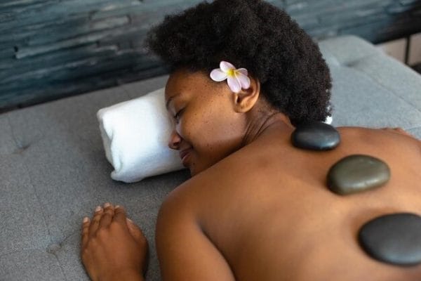 Hot stone massage